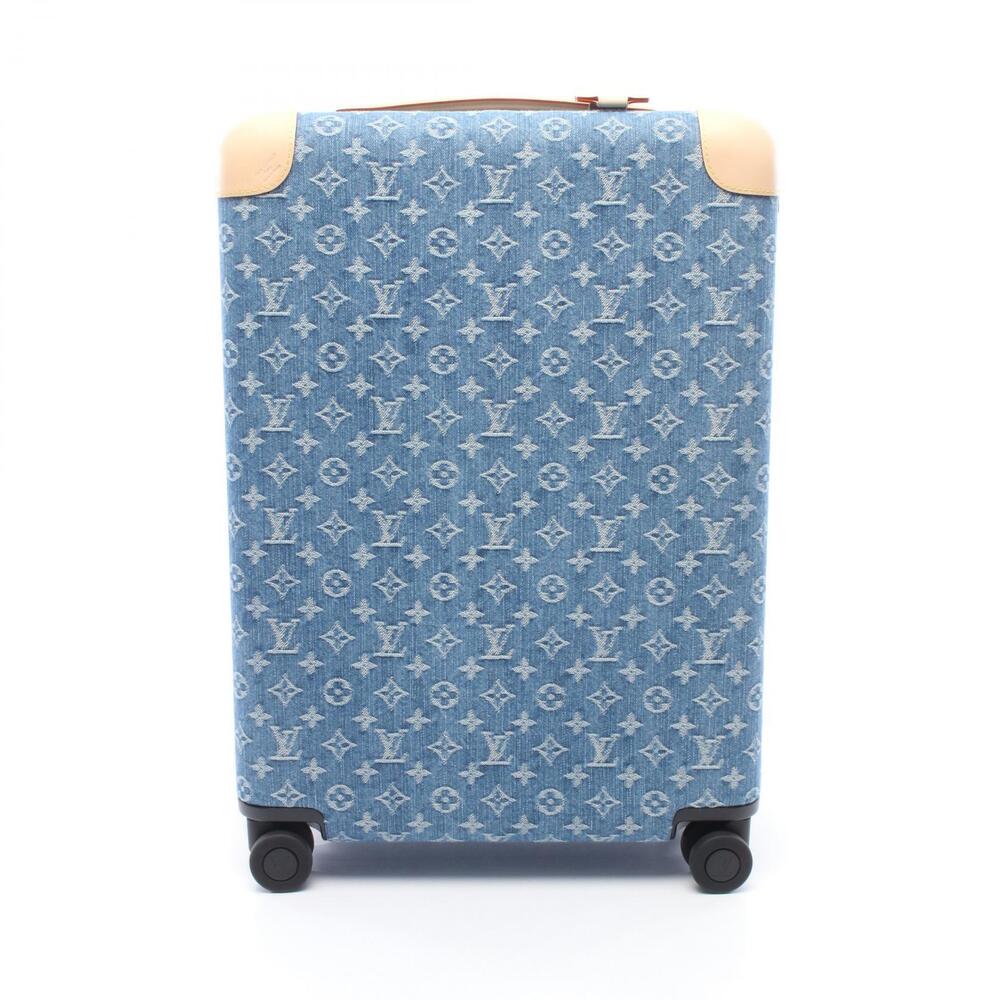 Louis Vuitton Horizon Carry Bag Denim Leather Monogram Blue